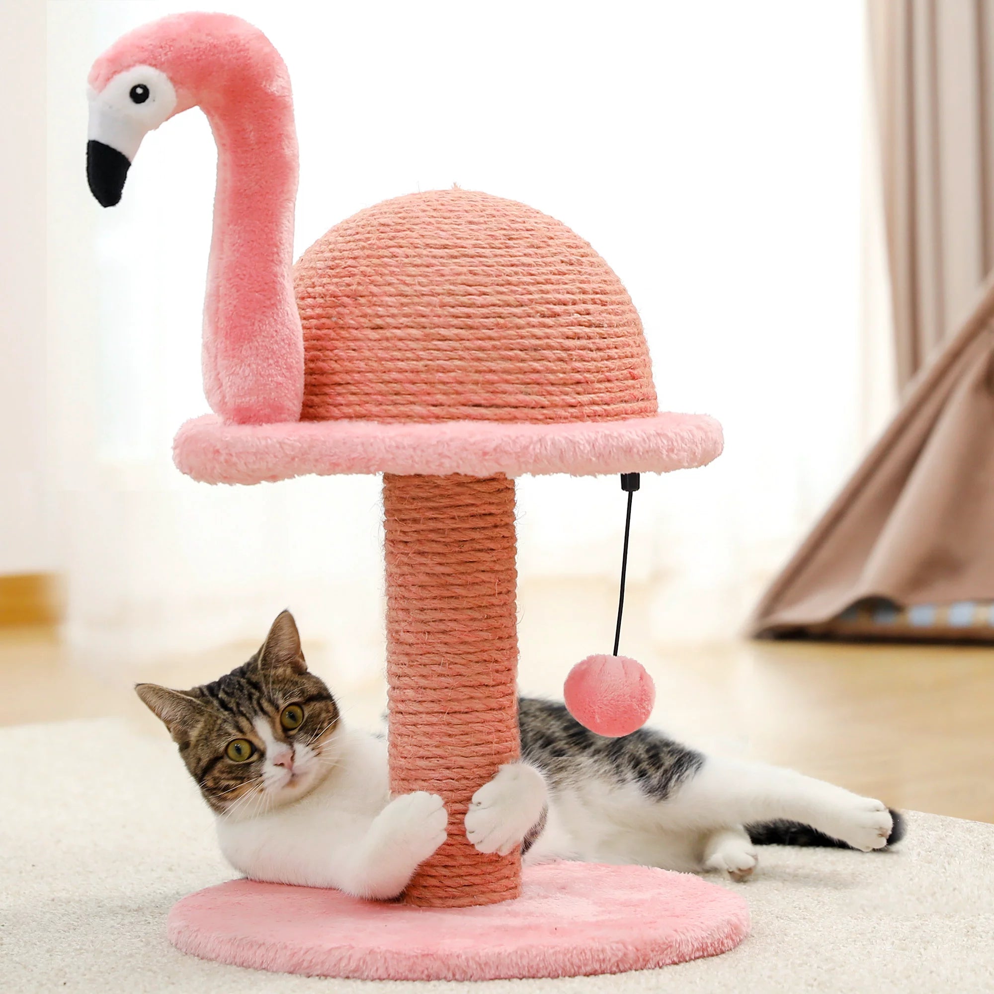 Modern Cat Tree Cactus Tower Scratching Posts For Large Cats