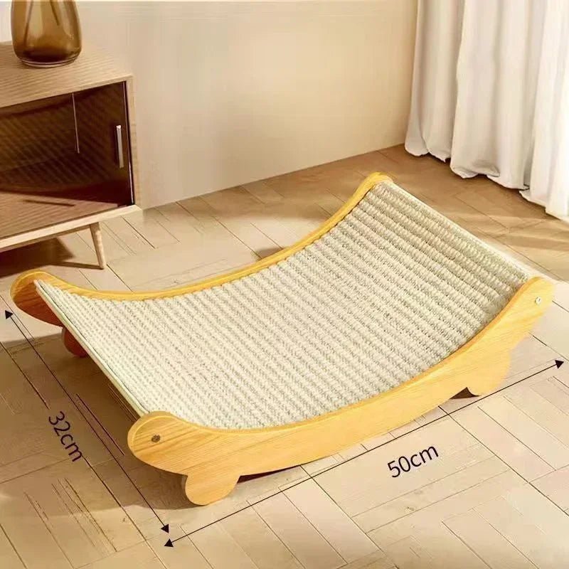 Multifuction Wooden Cat Scratching Sleeping Bed - Best Buddy Store