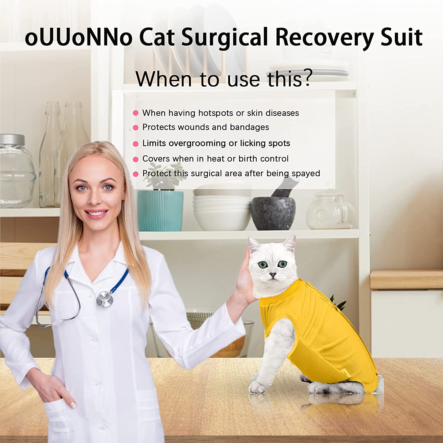 Cat Wound Surgery Recovery Suit - BestBuddyStore