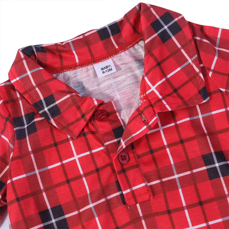 Christmas Matching Pajamas Plaid Cotton Family - BestBuddyStore