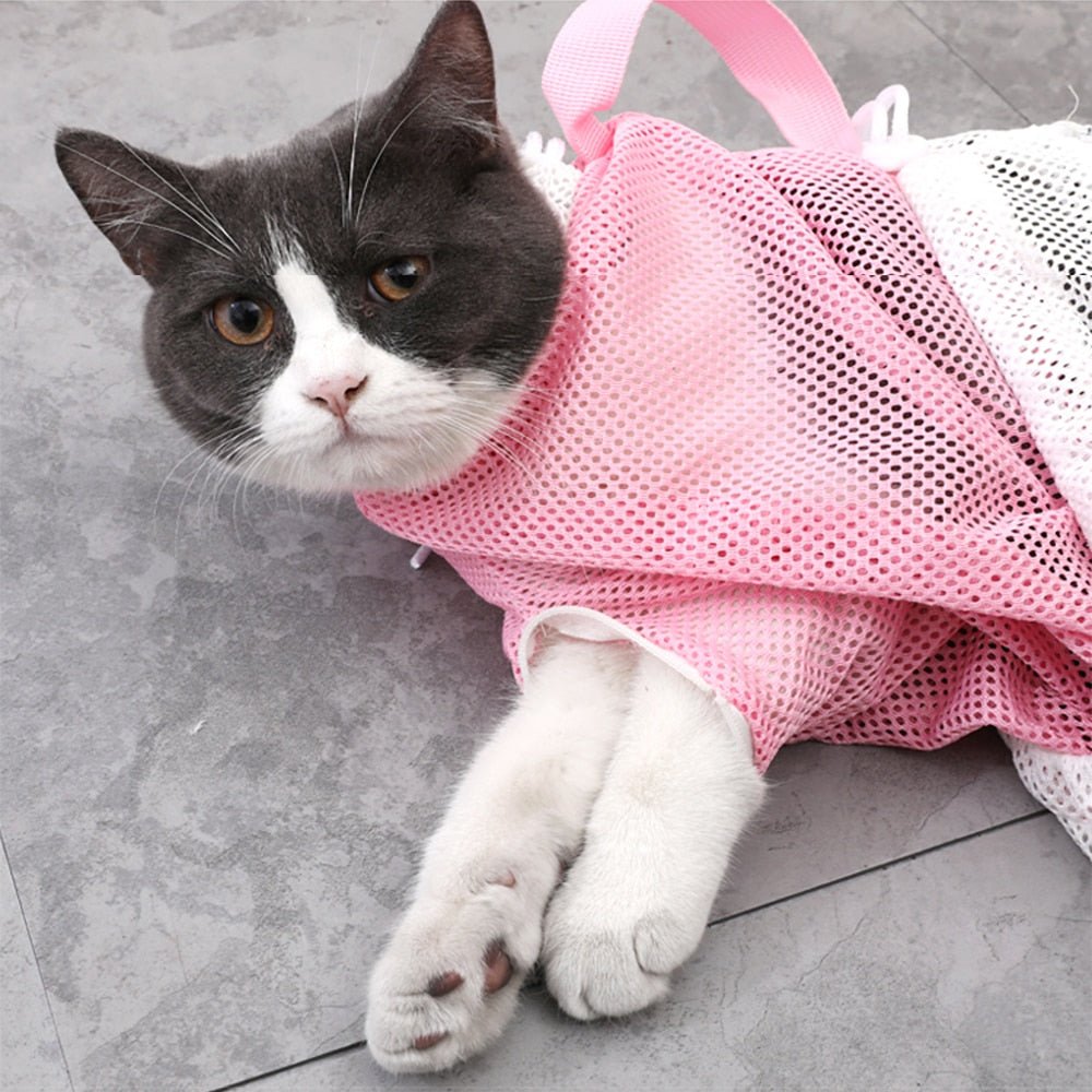 Cat Bath Wash Bag Carrier Adjustable - Best Buddy Store