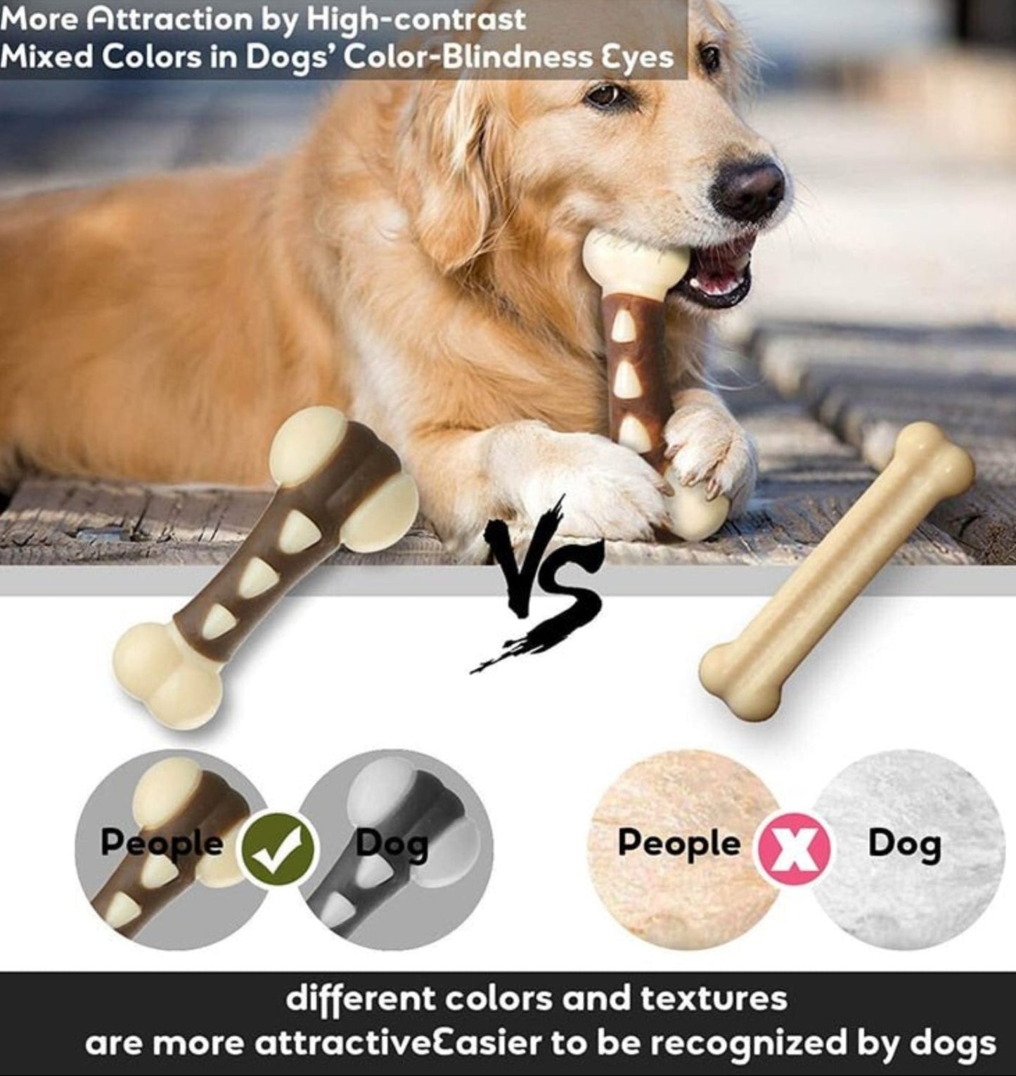 Eco - friendly Durable Dog Bone For Aggressive Chewers - Beef Flavored - Best Buddy Store