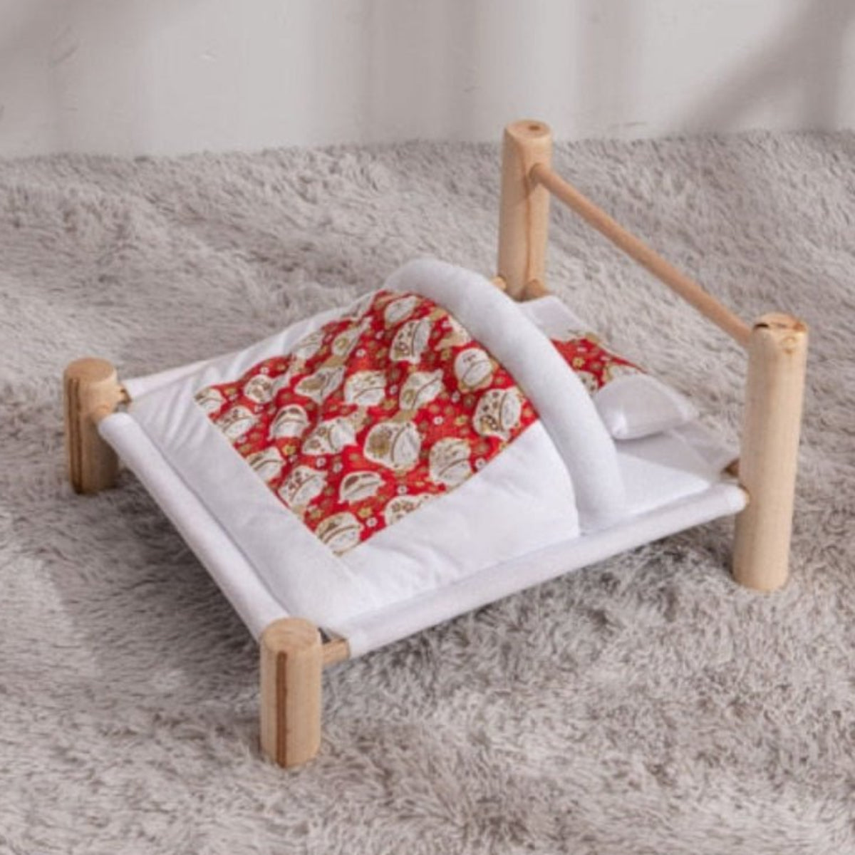 Heated Cat Bed Perch Cave Winter Wooden Sofa - Best Buddy Store