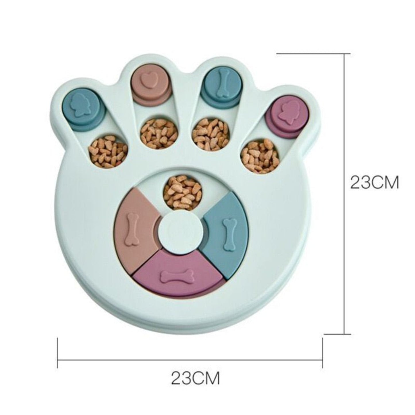 Interactive Food Feeder Slowly Eating Dispenser Bowl Dog Puzzle Toy - Best Buddy Store