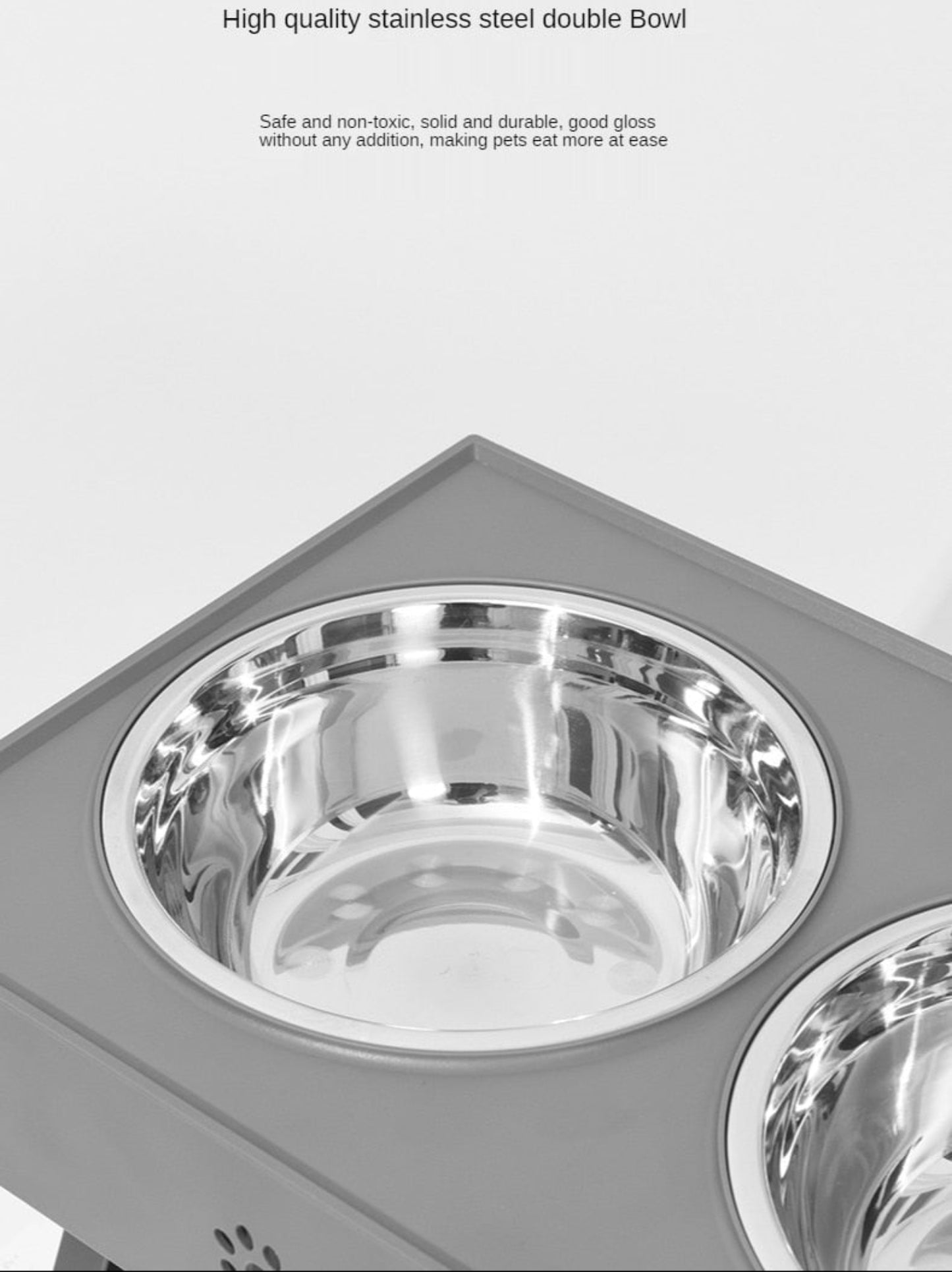Lift Pet Bowls Dog Food Feeder Stainless Steel Drinking Dish Feeder Puppy Feeding - Best Buddy Store