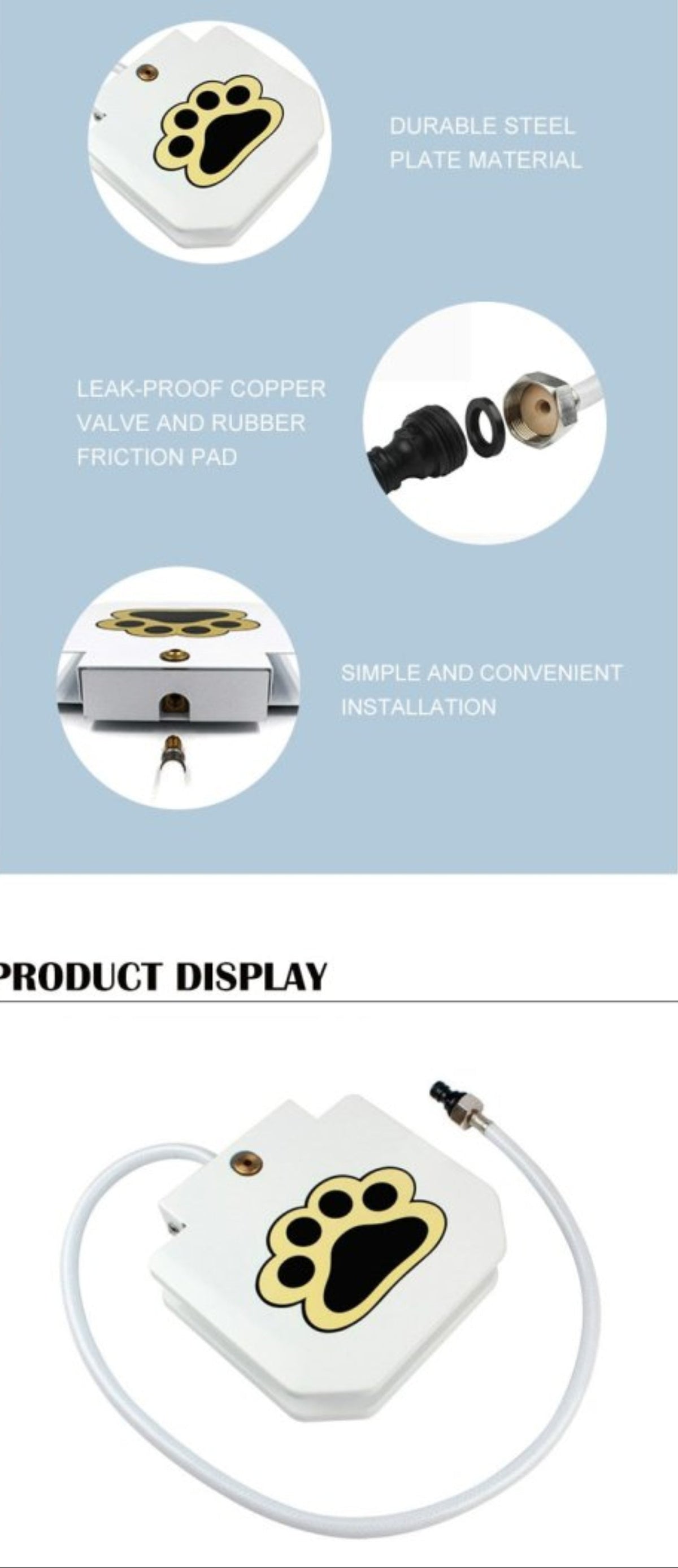 Outdoor Automatic Dog Water Fountain Step On Toy - Best Buddy Store