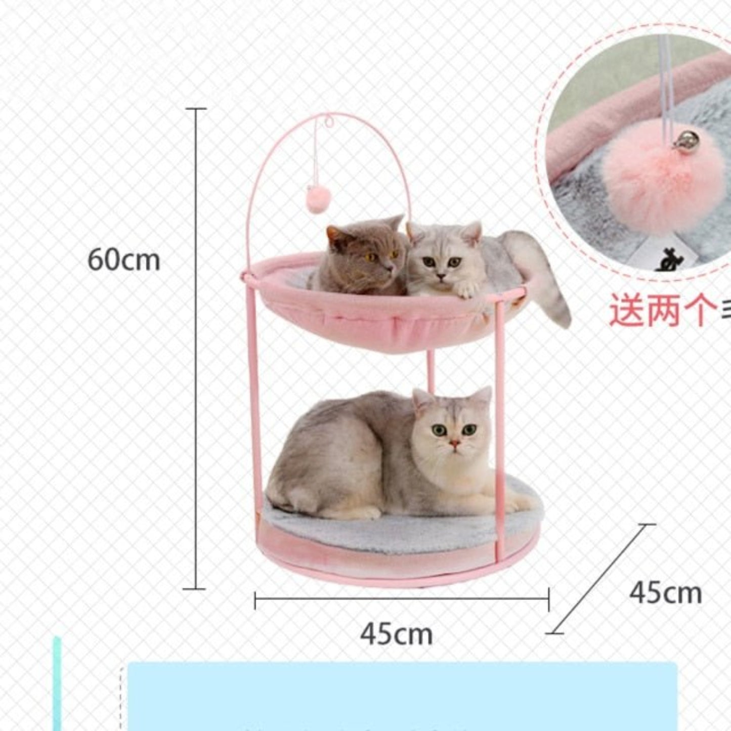 Pet Hammock Cats Beds Indoor Cat House Mat Warm Small Bed Kitten - Best Buddy Store