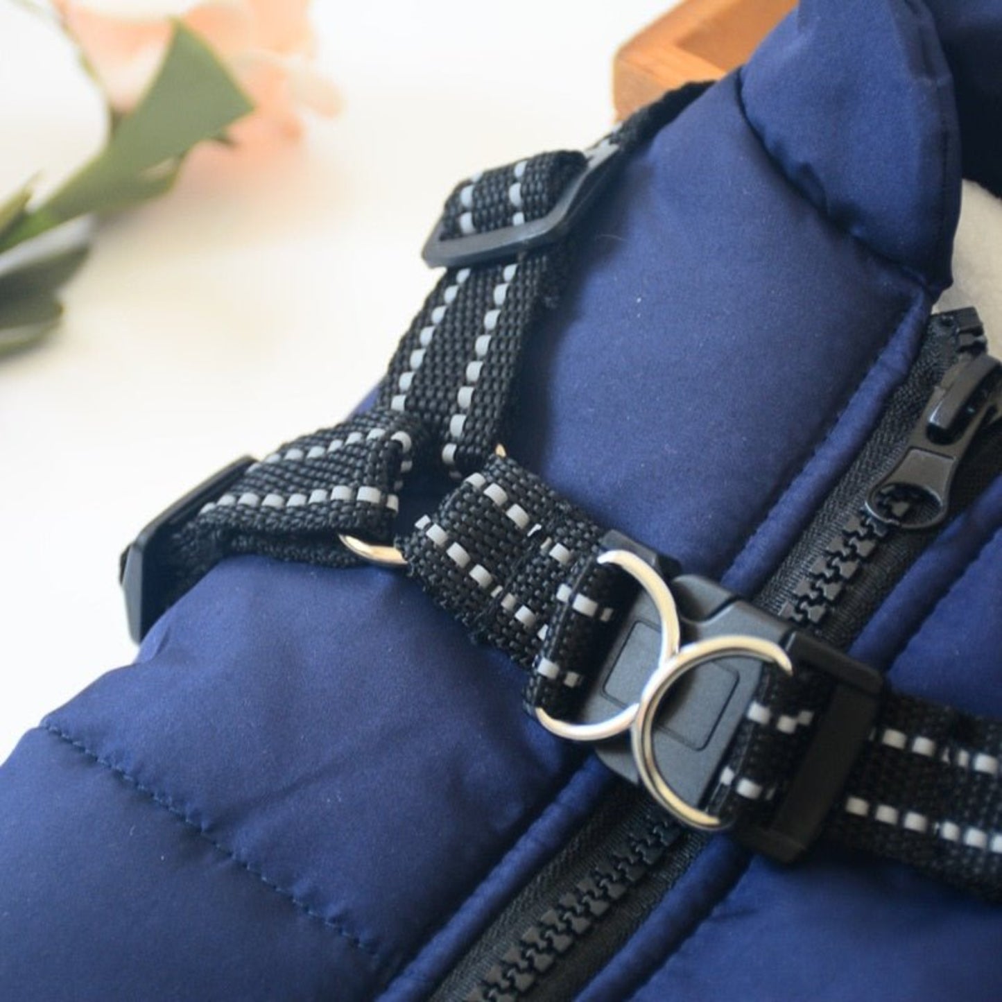Waterproof Dog Warm Jacket with Built - in Harness - Best Buddy Store