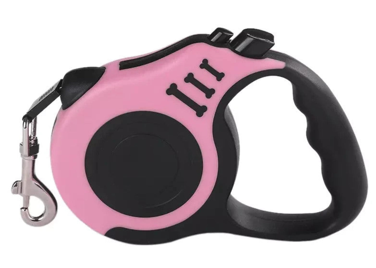 16.5FT Retractable Dog Leash Cord Style, Compact Handle, One-Touch Lock