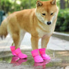 4Pcs Dog Waterproof Rain - shoes Anti - slip Rubber - Best Buddy Store