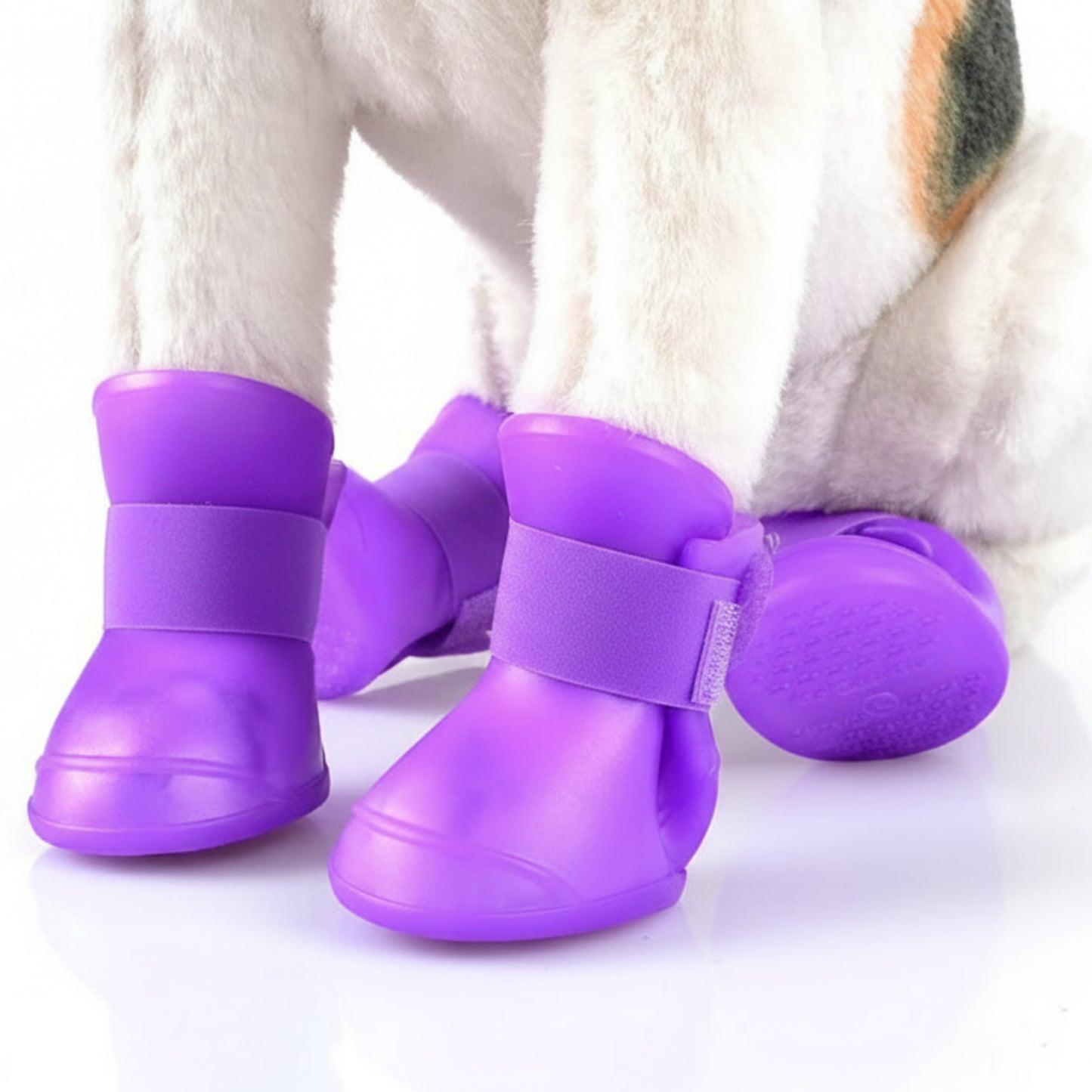 4Pcs Dog Waterproof Rain - shoes Anti - slip Rubber - Best Buddy Store