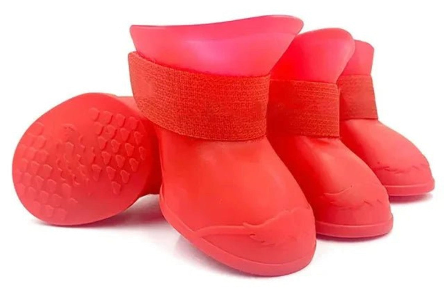 4Pcs Dog Waterproof Rain - shoes Anti - slip Rubber - Best Buddy Store