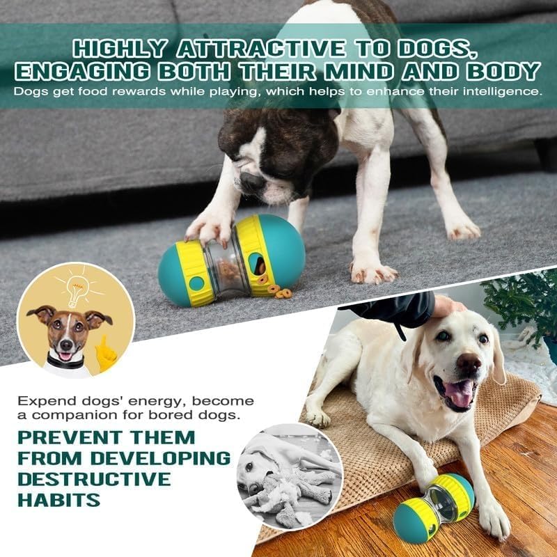 Interactive Dog Toy – Elliptical Track with Leaky Food - BestBuddyStore