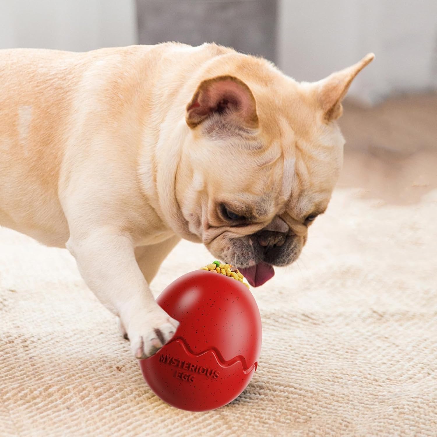 Dog Food Chew Leak Ball – Freeze Fillable Treat & Anxiety Reliever