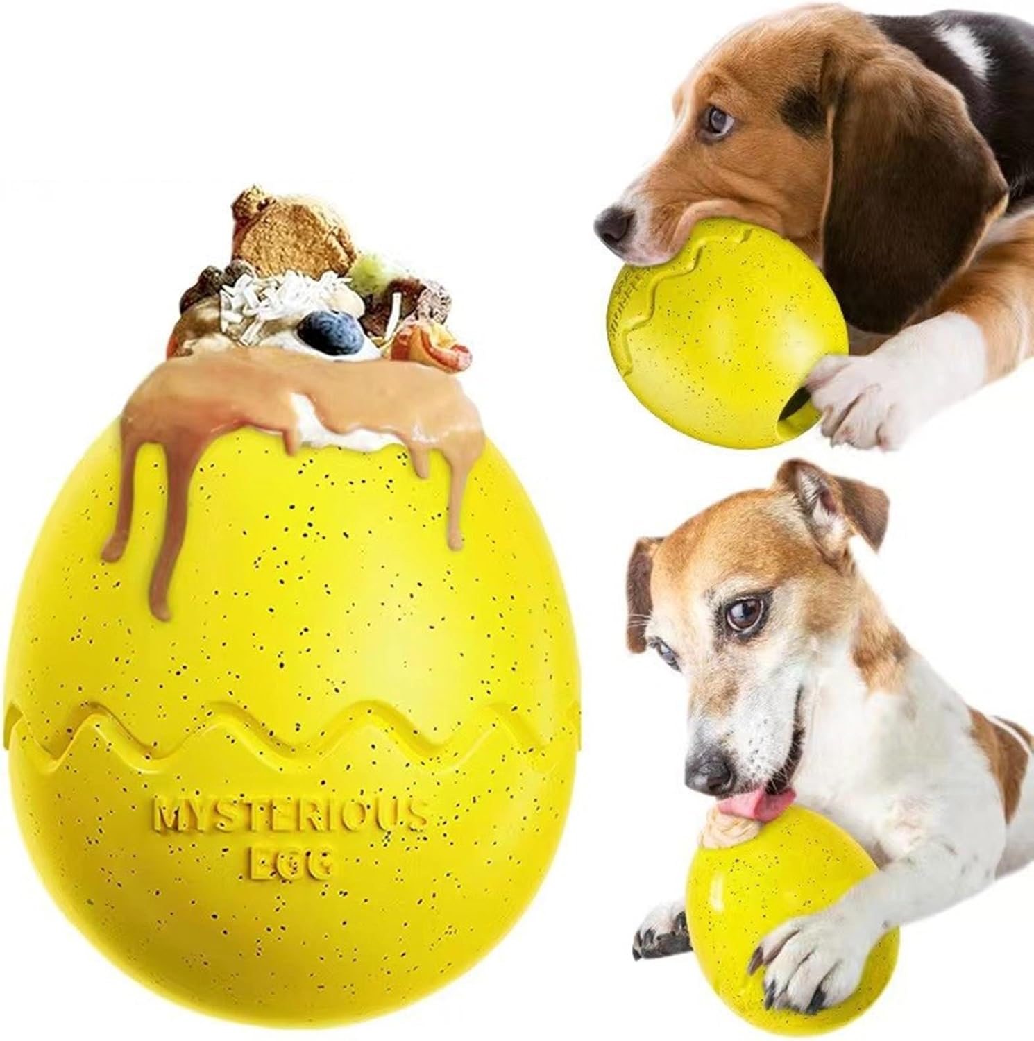 Dog Food Chew Leak Ball – Freeze Fillable Treat & Anxiety Reliever