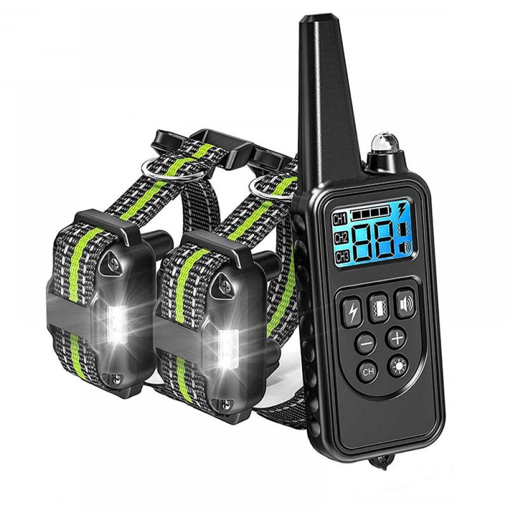 800 yd Remote Rechargeable Waterproof Stop Barking Dog Training Collar - Best Buddy