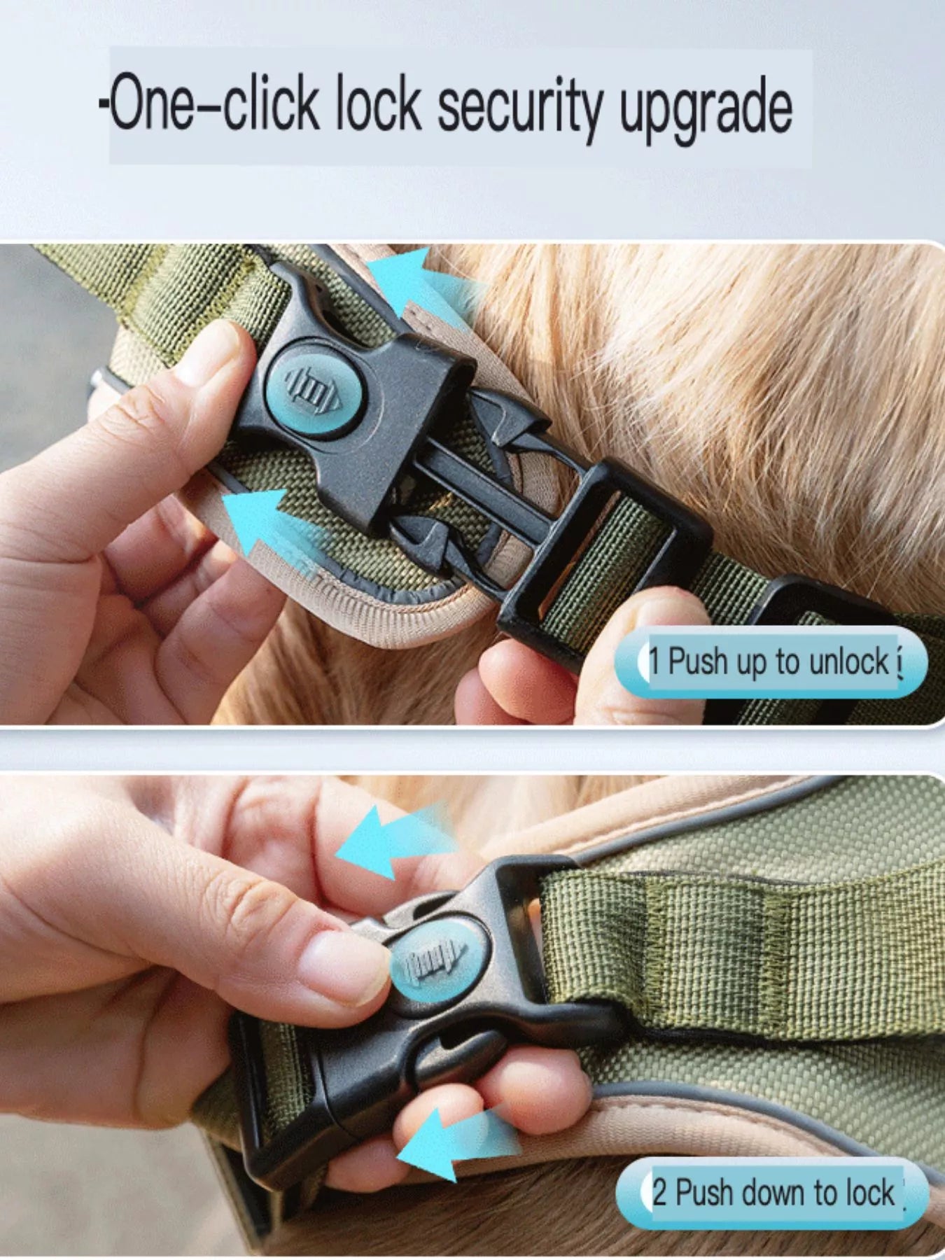 Adjustable Reflective Dog Harness – No-Pull