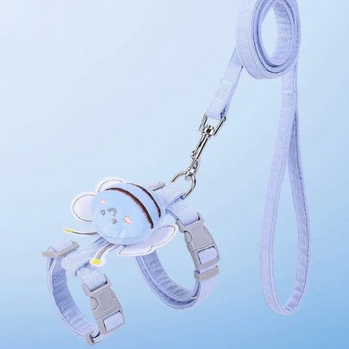 Cartoon Bee Cat Harness & Leash Set