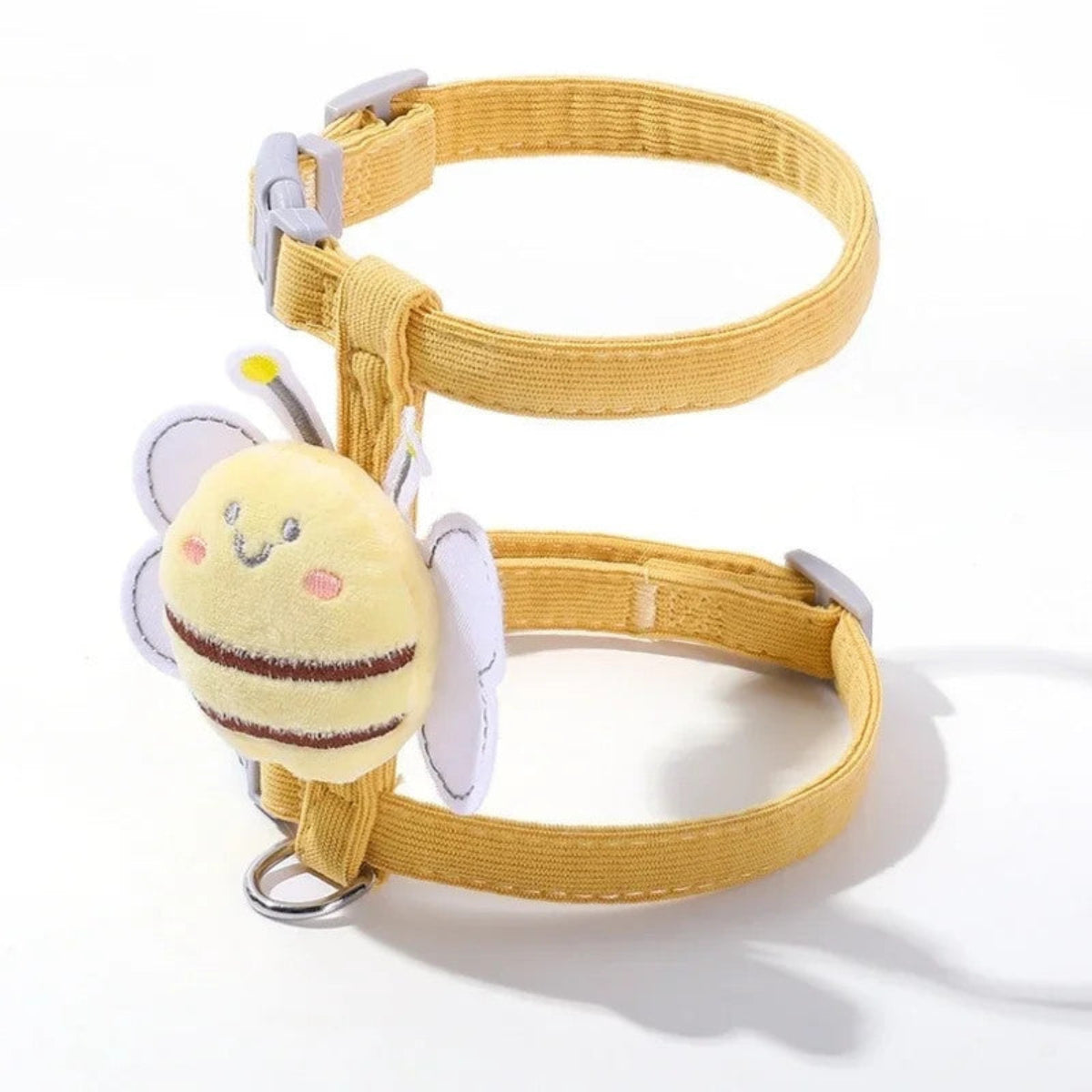 Cartoon Bee Cat Harness & Leash Set