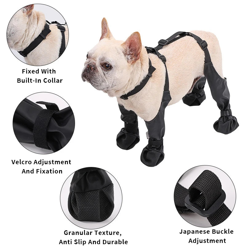 Dog Rain Snow Waterproof Anti-Slip Boots