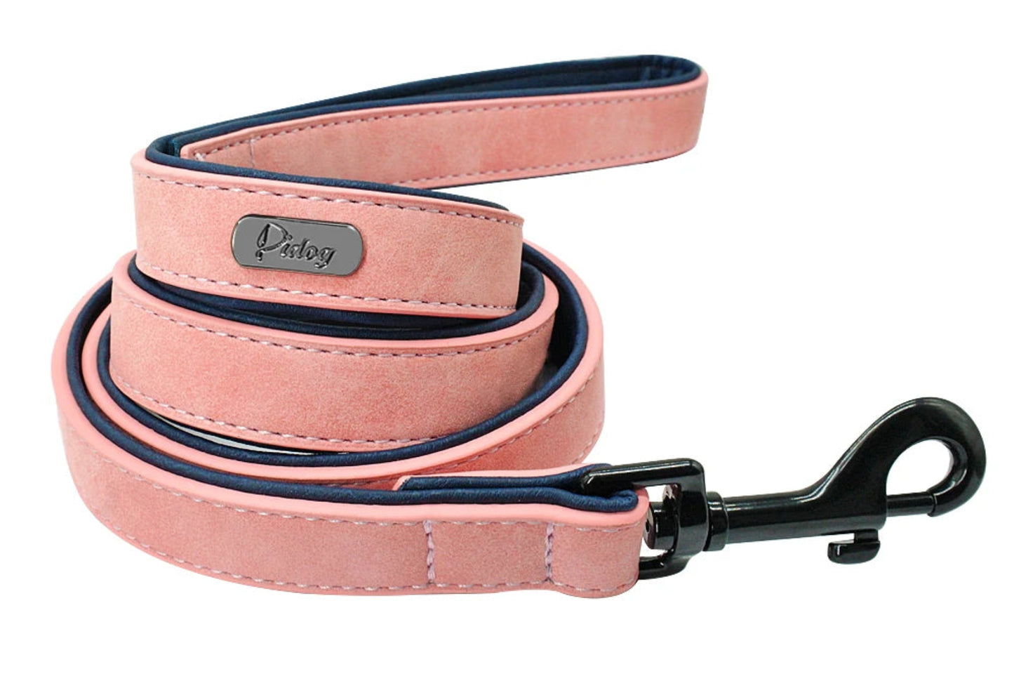 Double-Layer Leather Dog Leash 4ft — Padded Handle for Medium & Large Dogs