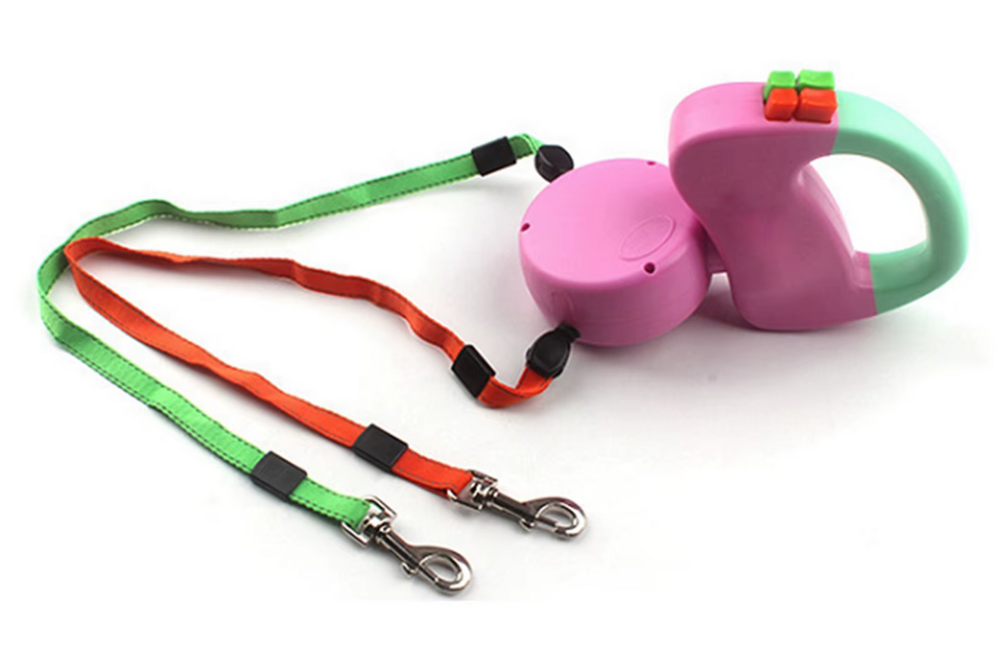 Dual Retractable Double Head Dog Leash No Tangle - Best Buddy Store