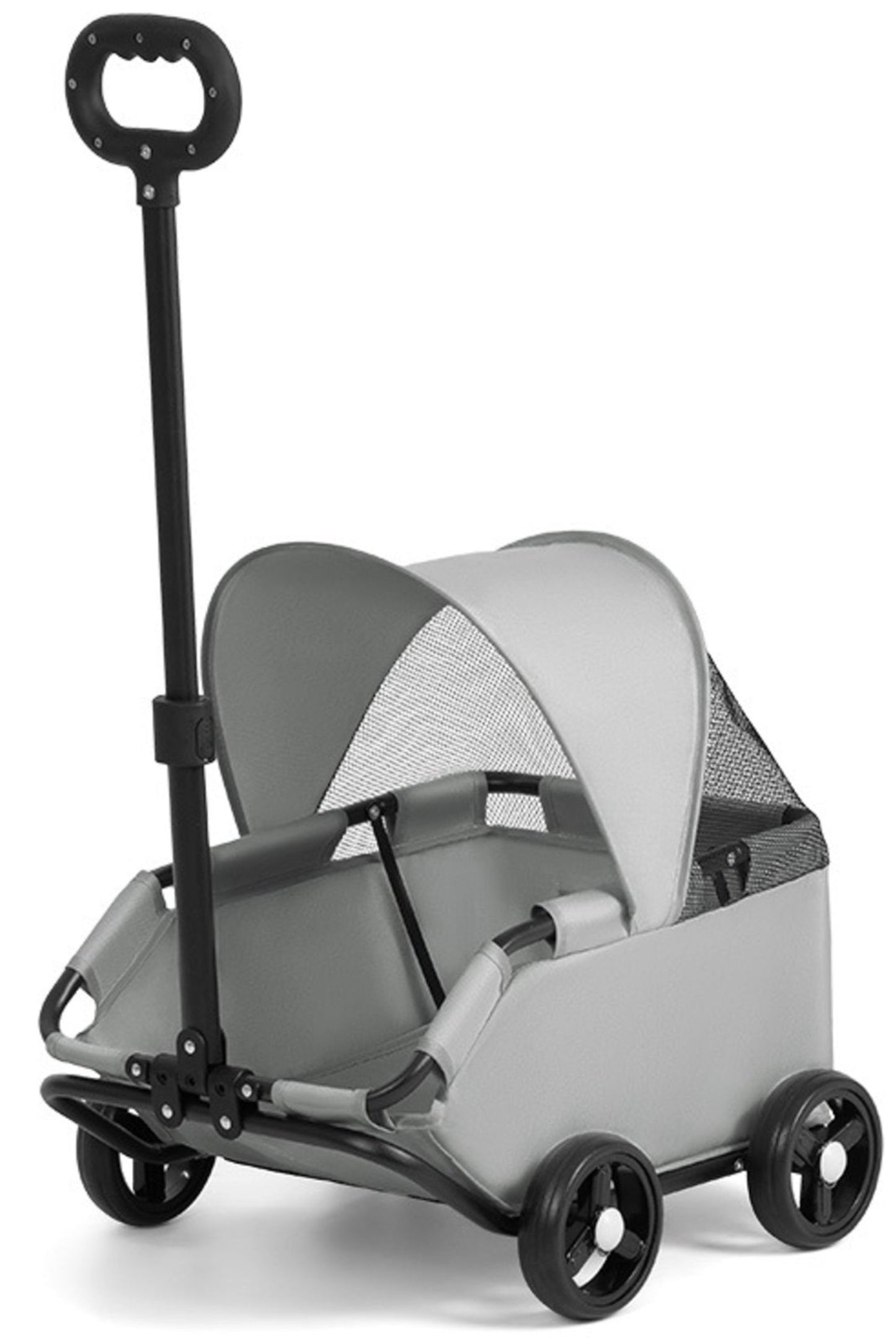Foldable Pet Stroller with Shed