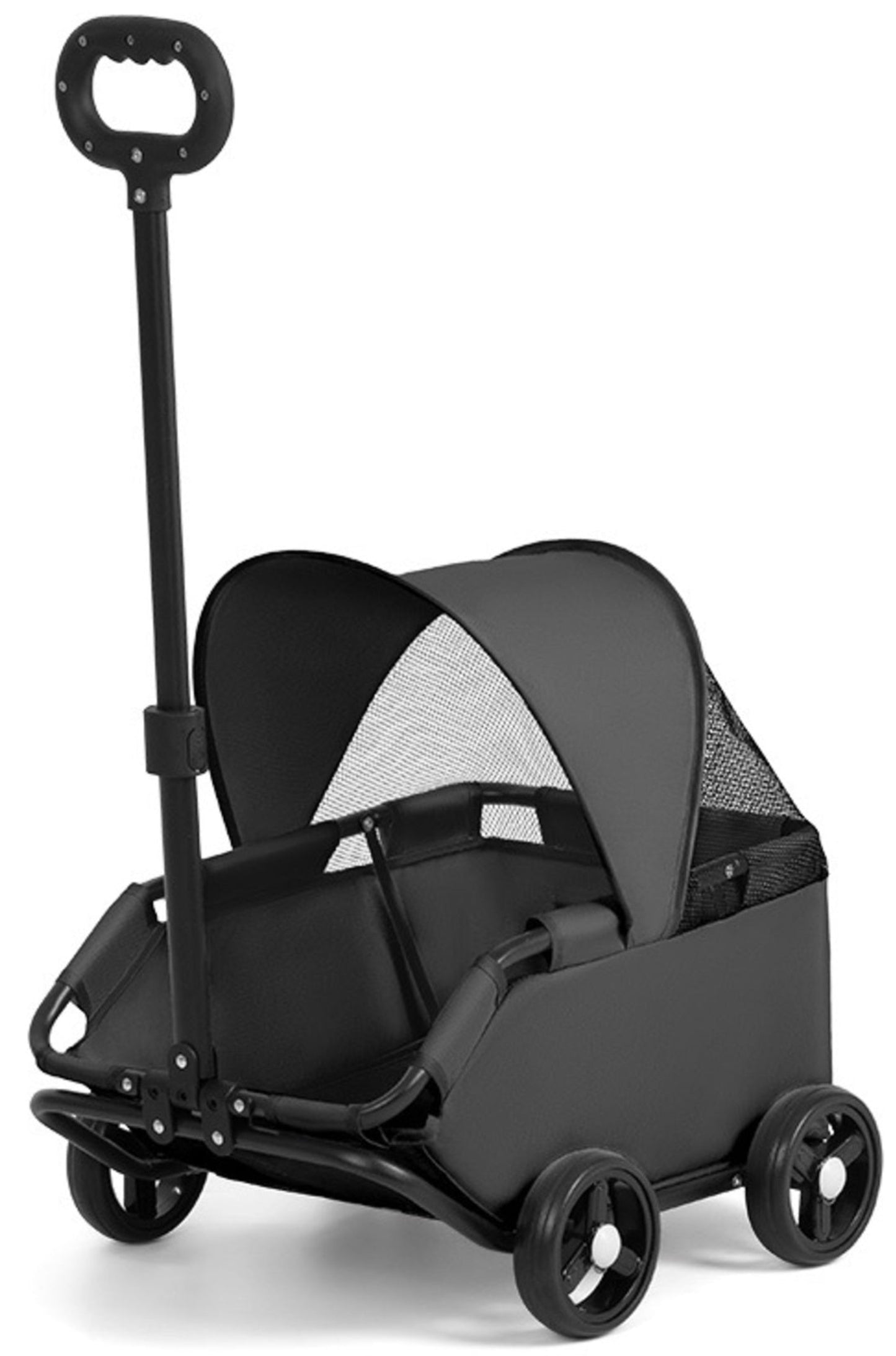 Foldable Pet Stroller with Shed