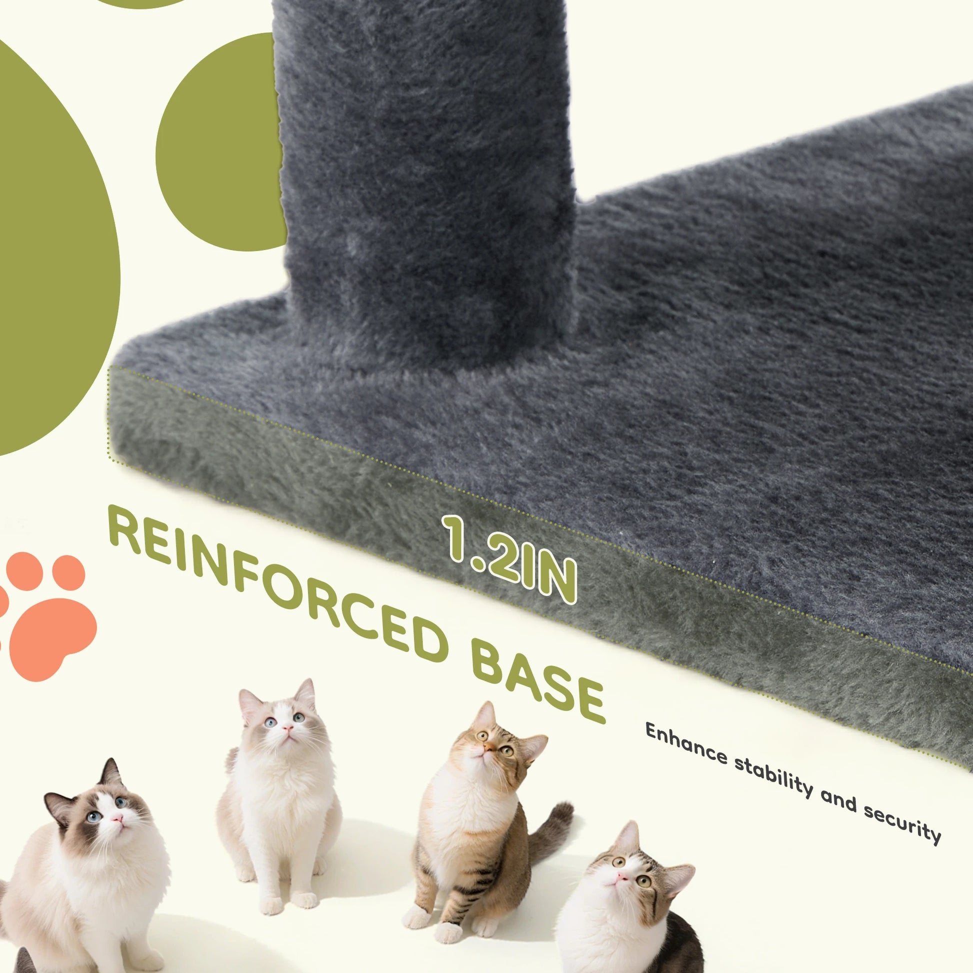 Multi Level Climbing Condo Natural Sisal Scratching Posts Cat House