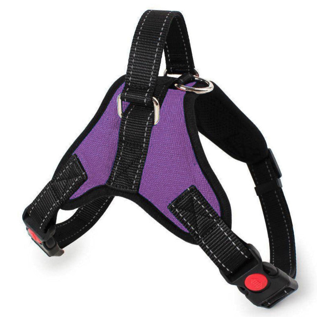 No-Pull Dog Harness - Padded Mesh Vest, Front & Back Clips, Reflective
