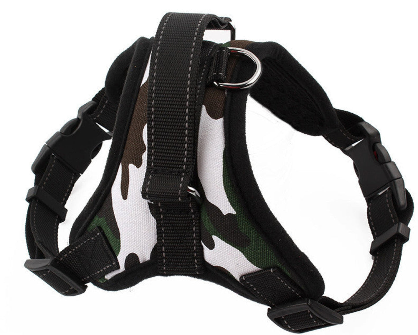 No-Pull Dog Harness - Padded Mesh Vest, Front & Back Clips, Reflective