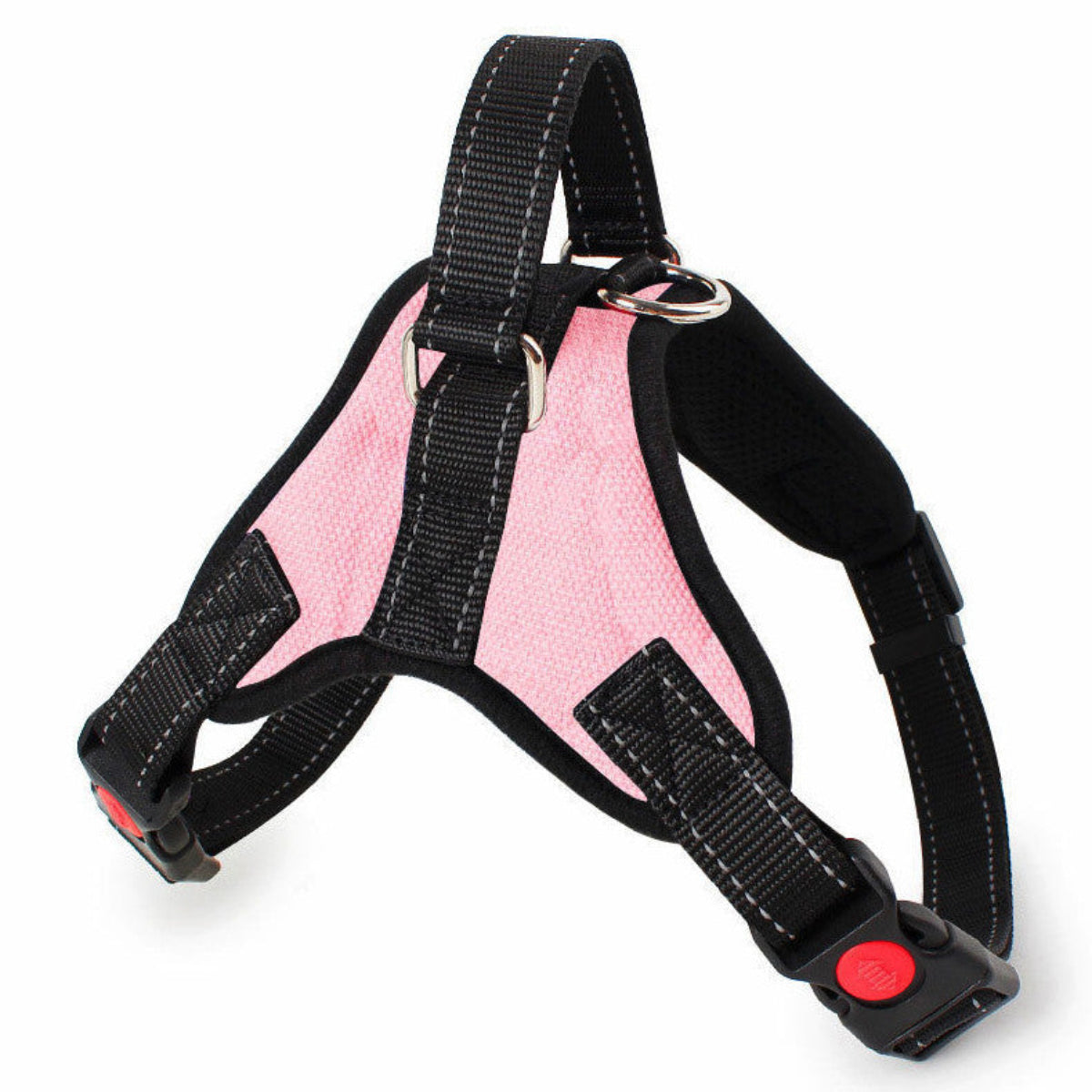 No-Pull Dog Harness - Padded Mesh Vest, Front & Back Clips, Reflective