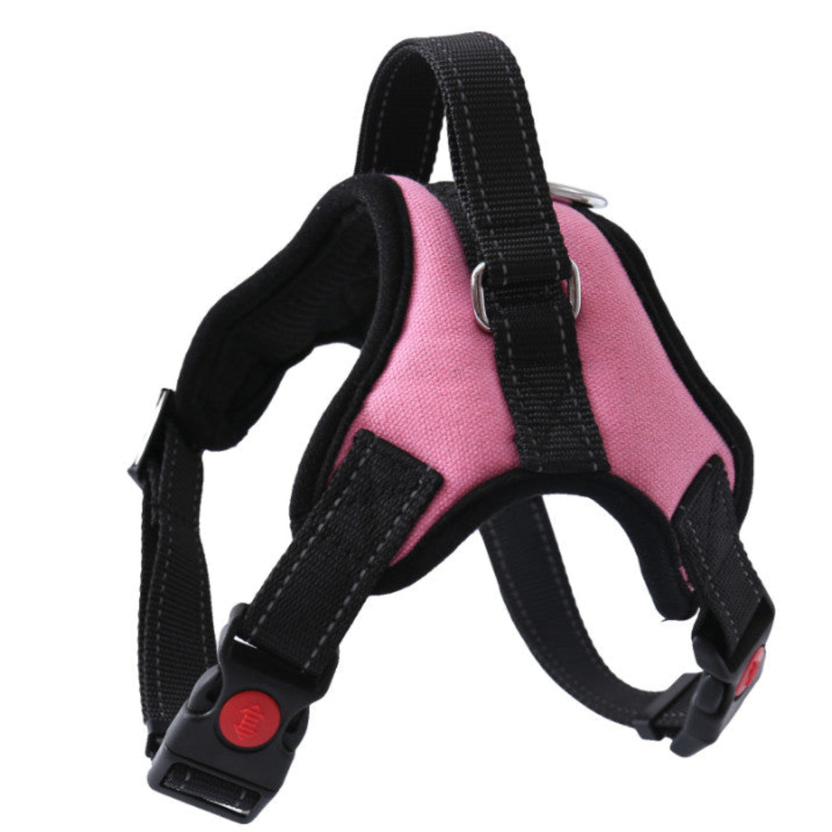 No-Pull Dog Harness - Padded Mesh Vest, Front & Back Clips, Reflective