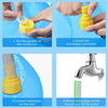 Pet Sprinkler Swimming Pool Inflatable Water Spray Tub Dog Bathtub - BestBuddyStore