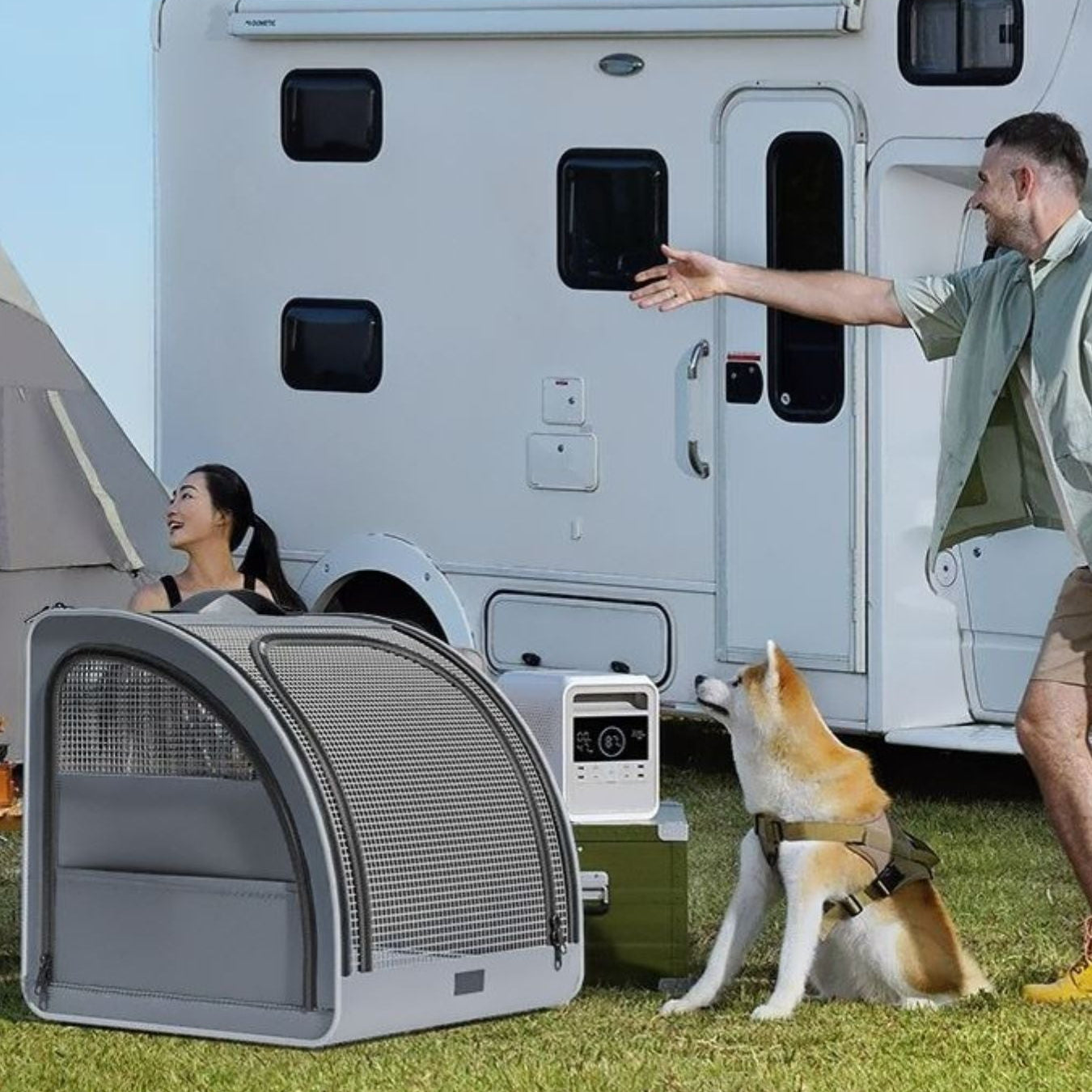 Portable Breathable Pet Carrier Cage