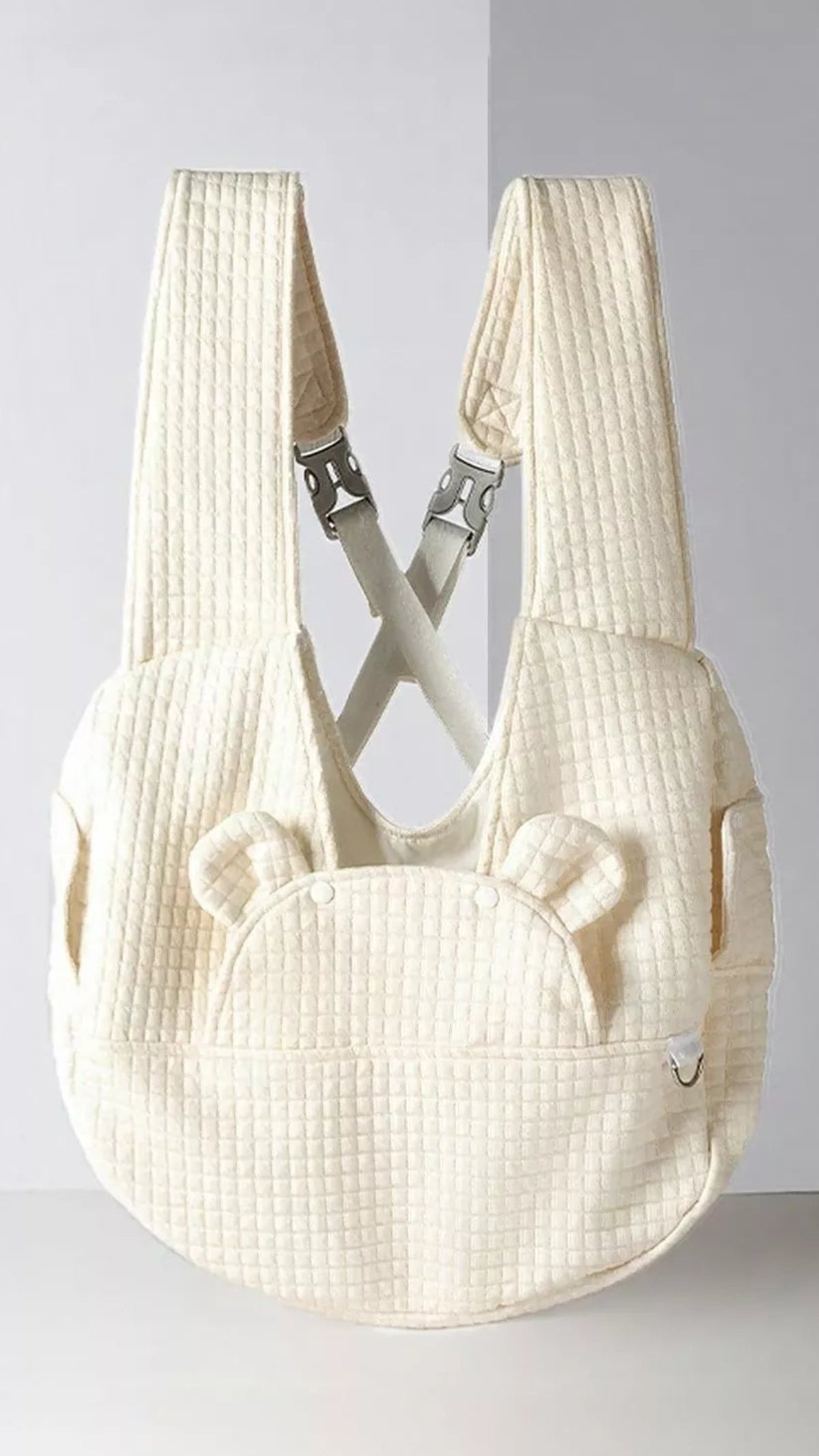Quilted Pet Carrier Sling Bag