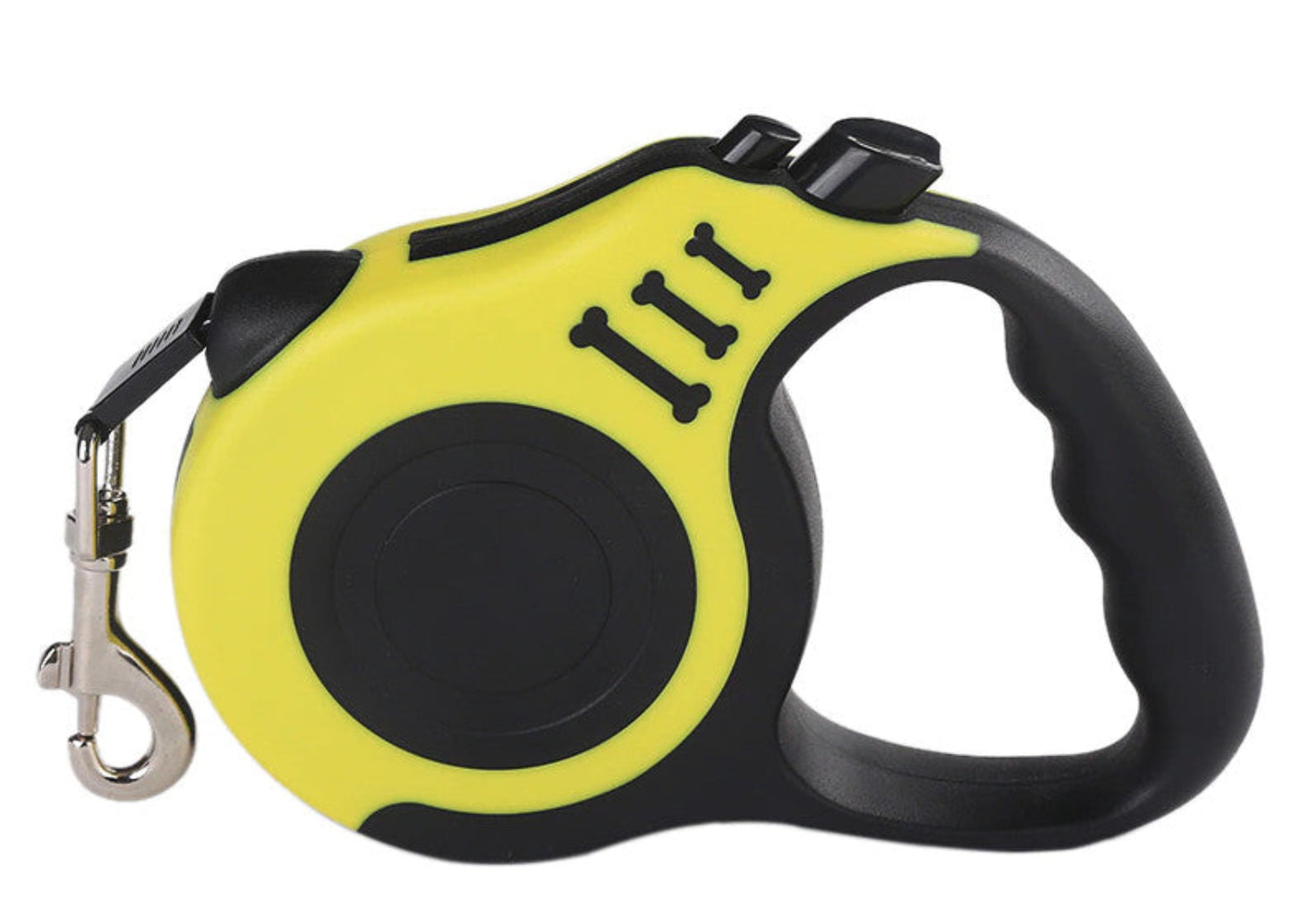 Retractable Dog Leash — One-Touch Brake & Lock, Swivel Snap