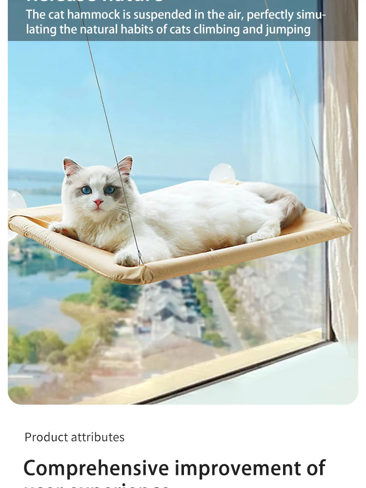 Ultra-Soft Cat Window Hammock