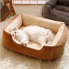 Square Plush Soft Cat Sofa Bed