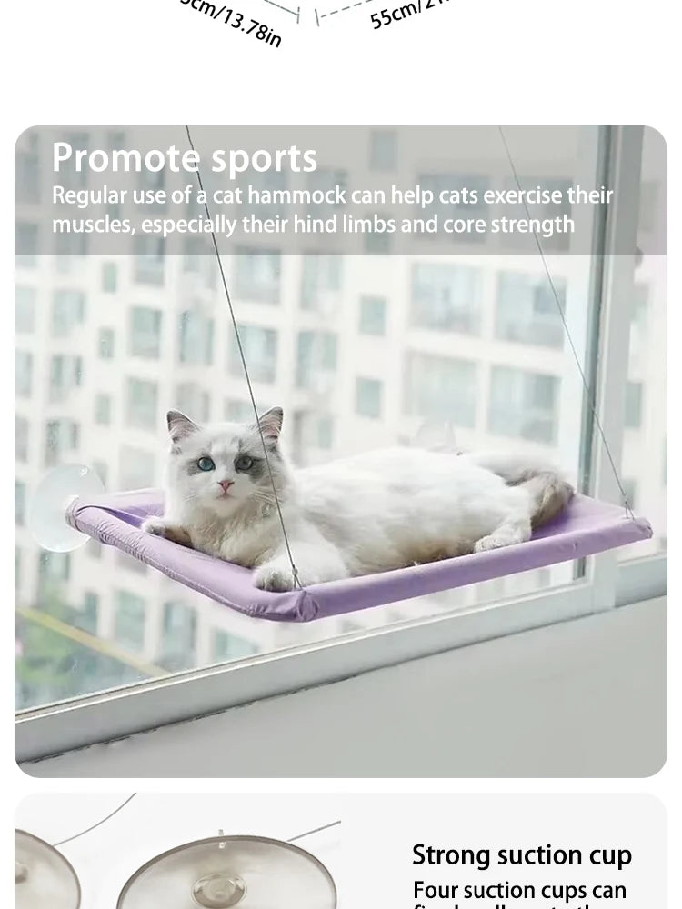 Ultra-Soft Cat Window Hammock