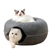 Cozy Donut Cat Bed & Tunnel