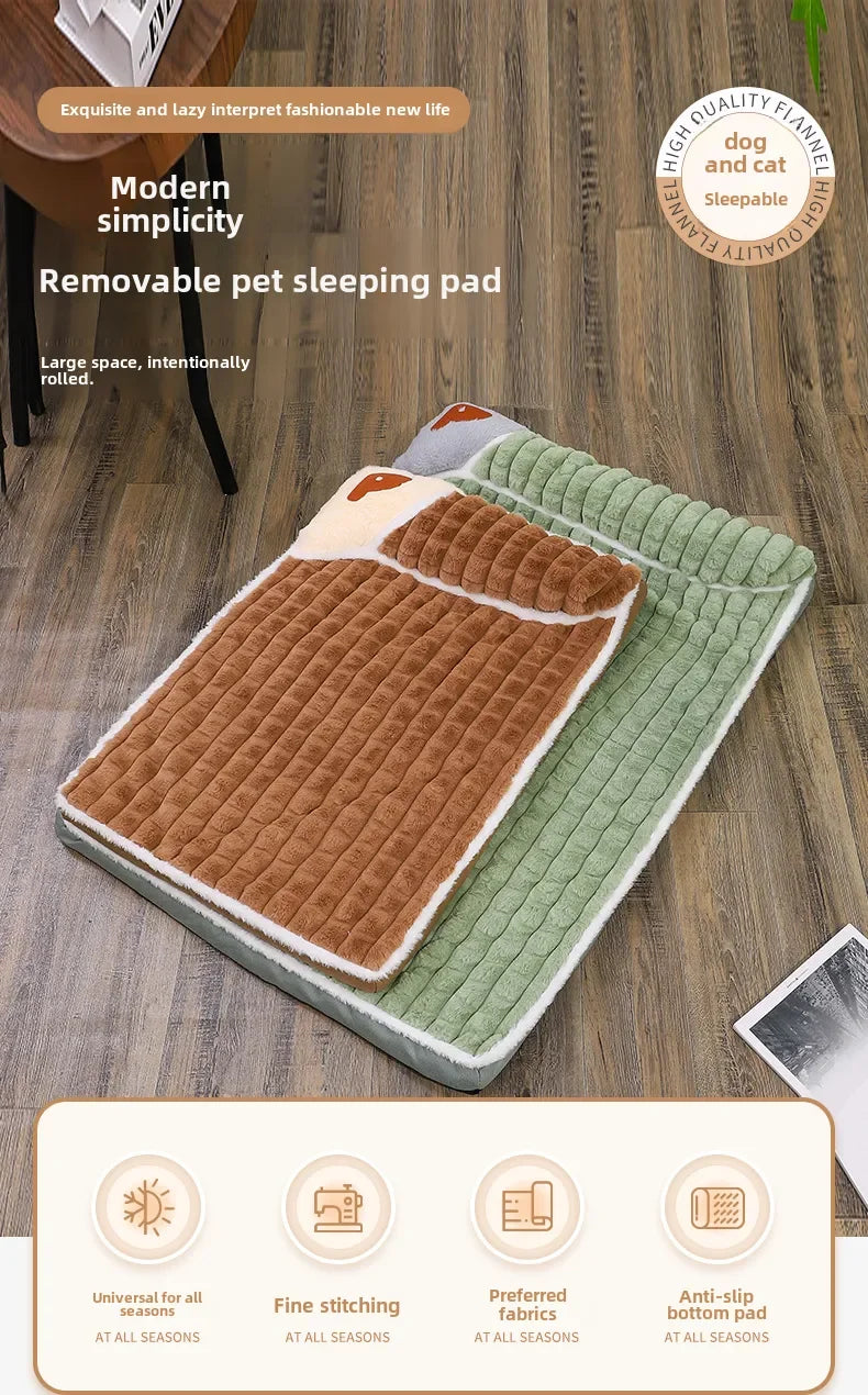 Winter Warm Sleeping Dog Mat – Washable - BestBuddyStore