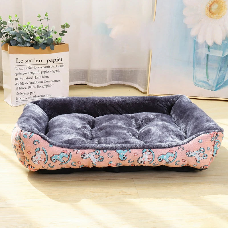 Cushion Dog Bed – Pet Basket for All Sizes - BestBuddyStore