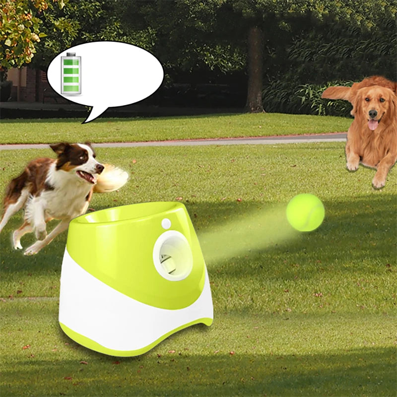 Automatic Dog Tennis Launcher – Interactive & Rechargeable Toy - BestBuddyStore