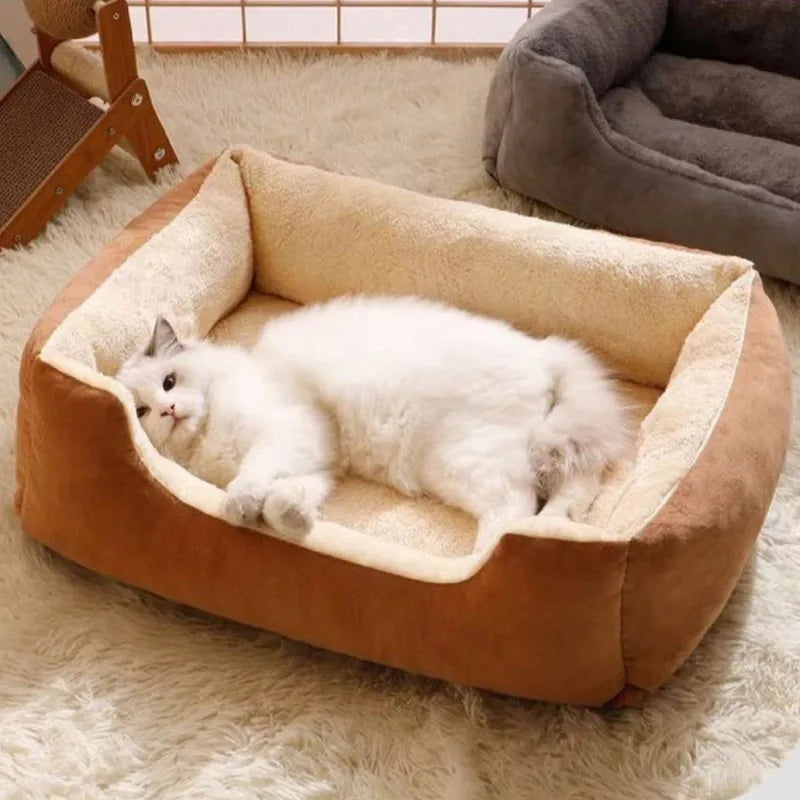 Warm Thickened Cat Bed