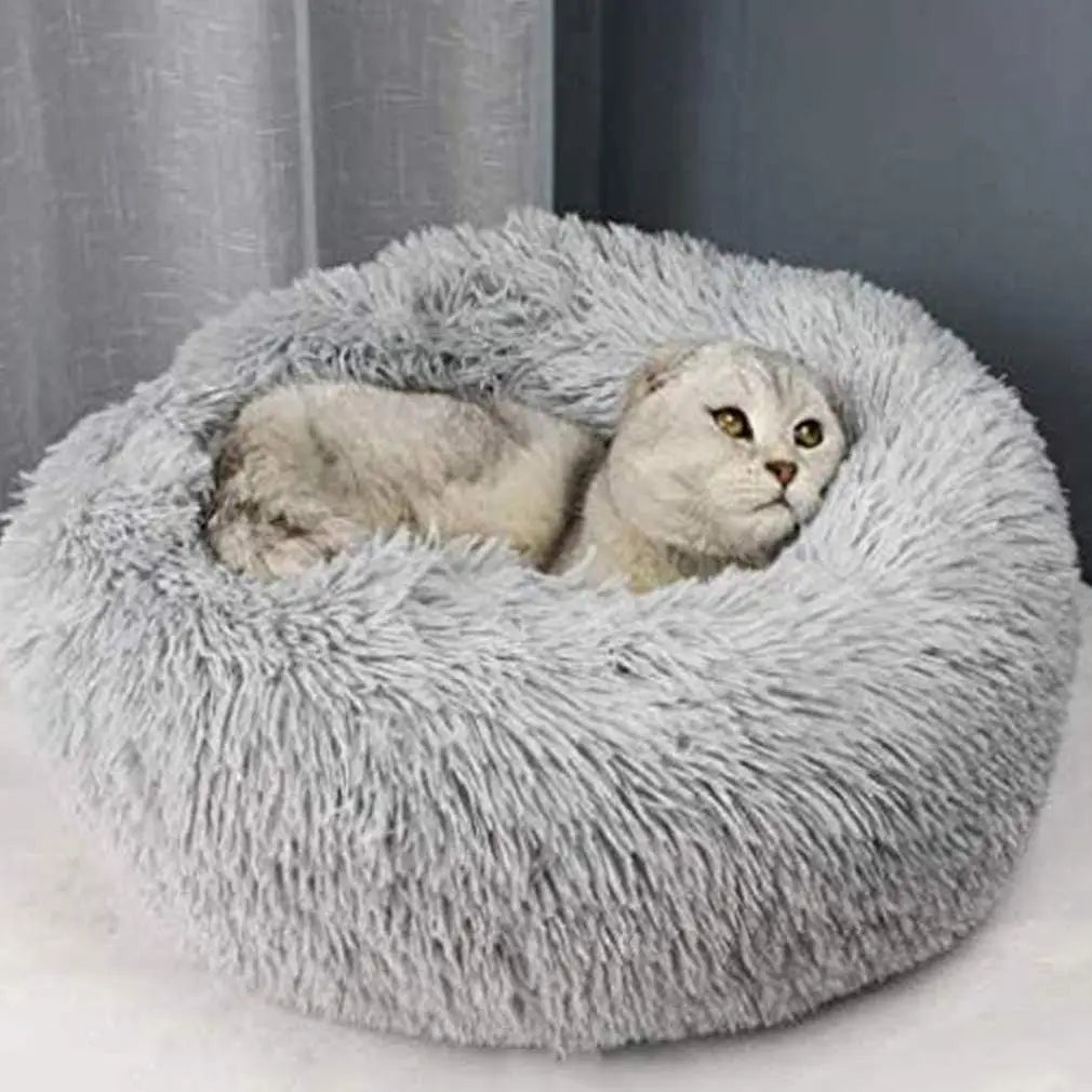 Fluffy Round Pet Bed