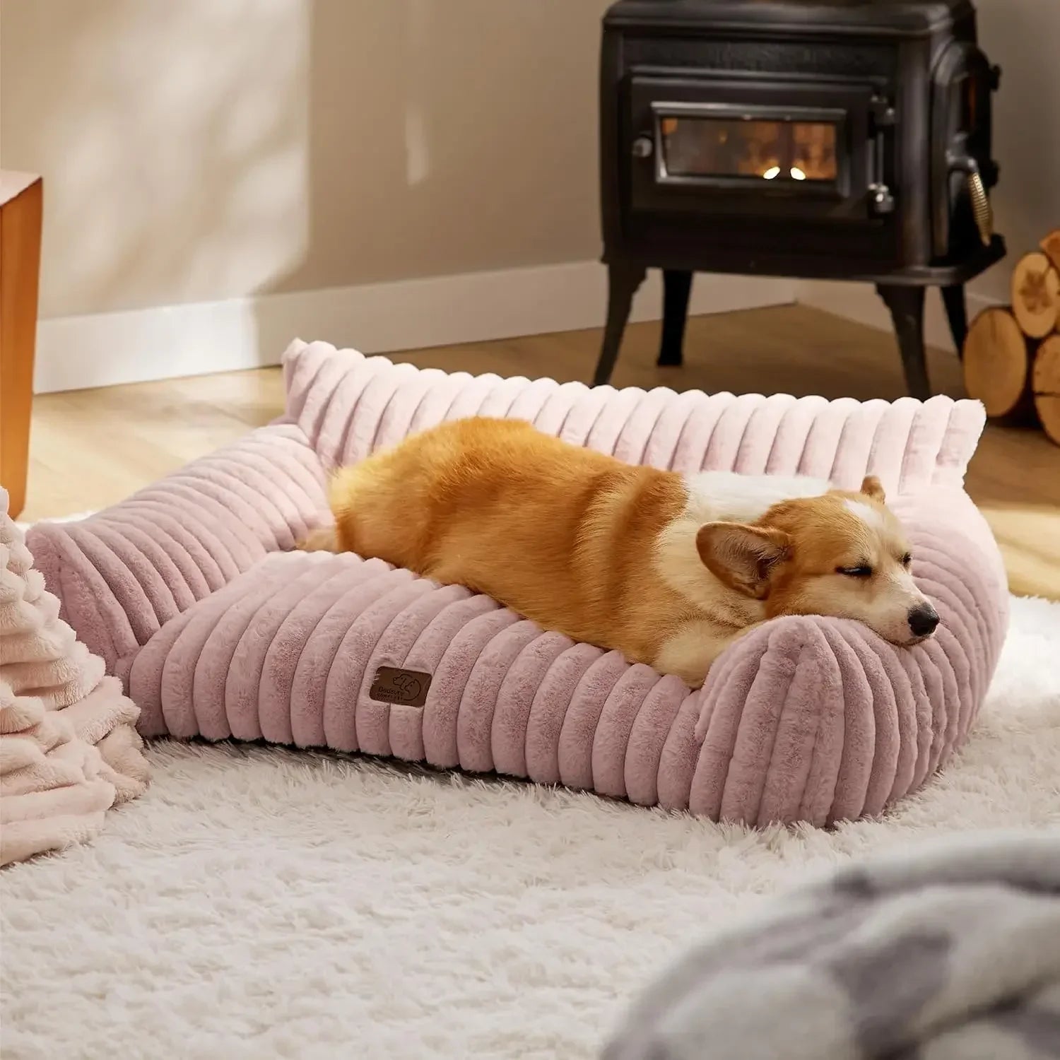 Luxury Cat Bed Sofa Winter Warm Nest Comfortable Plush