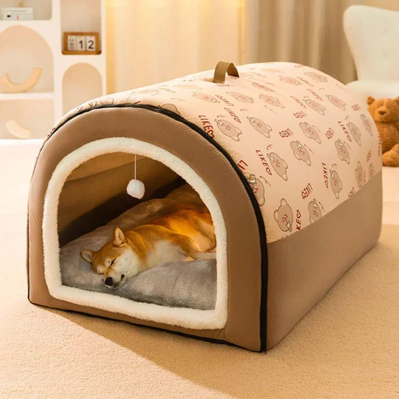 Warm Dog House Mat