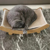 Multifuction Wooden Cat Scratching Sleeping Bed