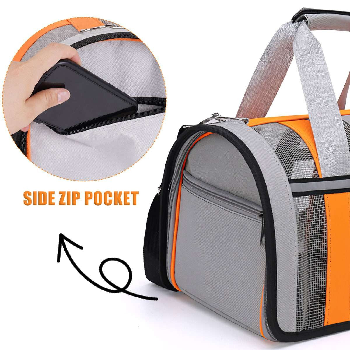 Soft-Sided Pet Carrier Tote Bag